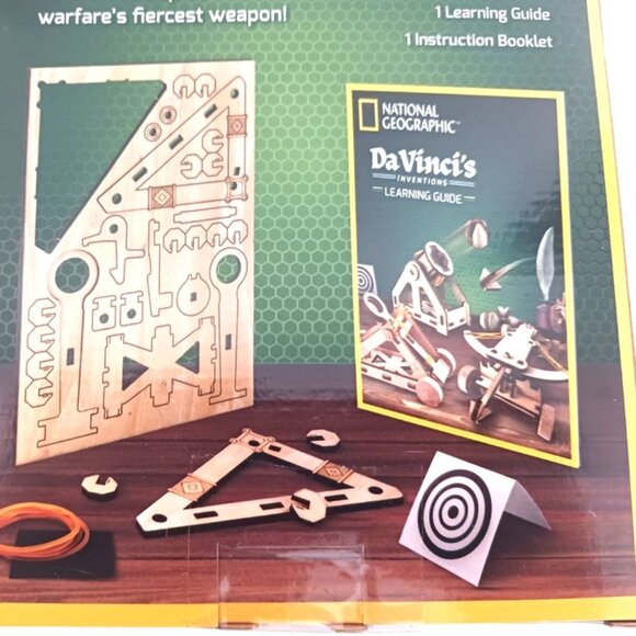 National Geographic-Labo Purple Crystal Lab + Da Vincis Catapult Stem Kits -New - Picture 4 of 10